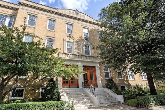 132 Sewall St Unit C, Brookline, MA 02446 - view of front of house featuring french doors