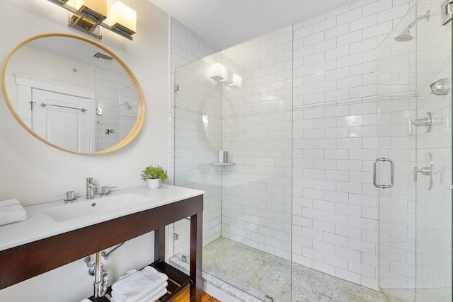 50 Alpine St Unit 2, Somerville, MA 02144 - bathroom with a shower stall and vanity