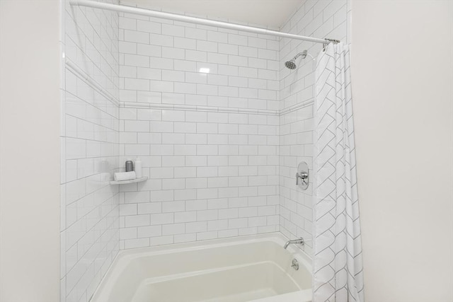 50 Alpine St Unit 2, Somerville, MA 02144 - full bathroom with shower / bath combo with shower curtain