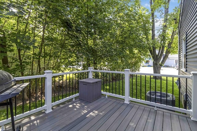 69 Powder Mill Rd, Maynard, MA 01754 - deck featuring a grill