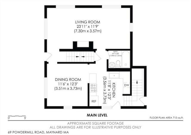 69 Powder Mill Rd, Maynard, MA 01754 - view of room layout