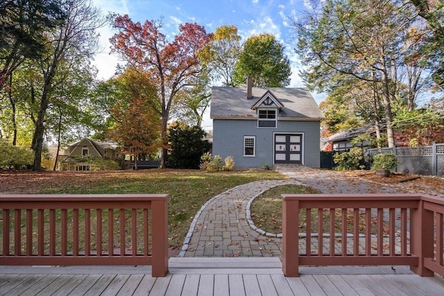 view of deck