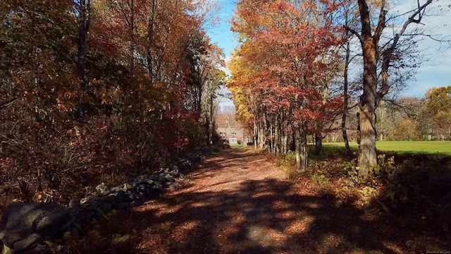 view of road