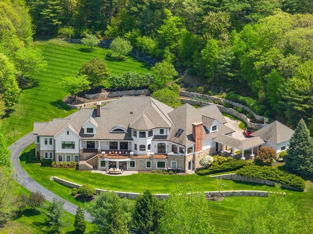 6 Wayside Cir, Framingham, MA 01701 - view from above of property