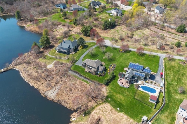 10 Deer Run Dr, Westford, MA 01886 - bird's eye view featuring a water view