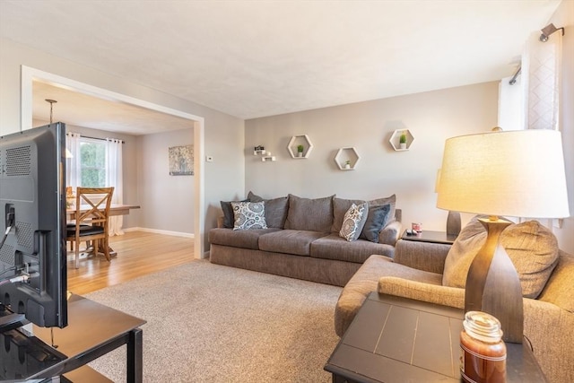 36 Emerald Dr, Lynn, MA 01094 - living area featuring wood finished floors and baseboards