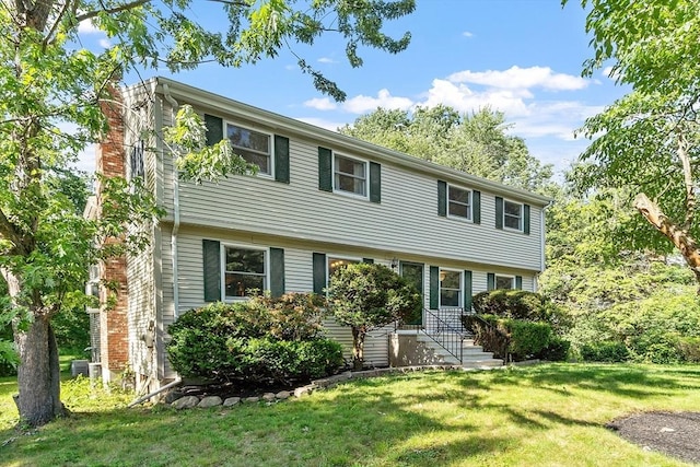 1 Sheffield Cir, Andover, MA 01810 - colonial home with a chimney and a front lawn