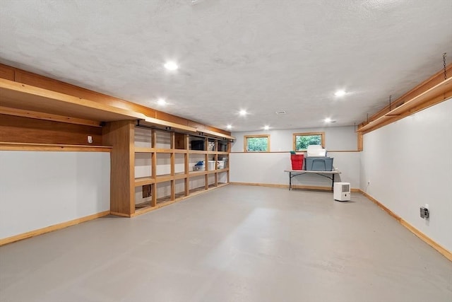 1 Sheffield Cir, Andover, MA 01810 - below grade area featuring baseboards and recessed lighting