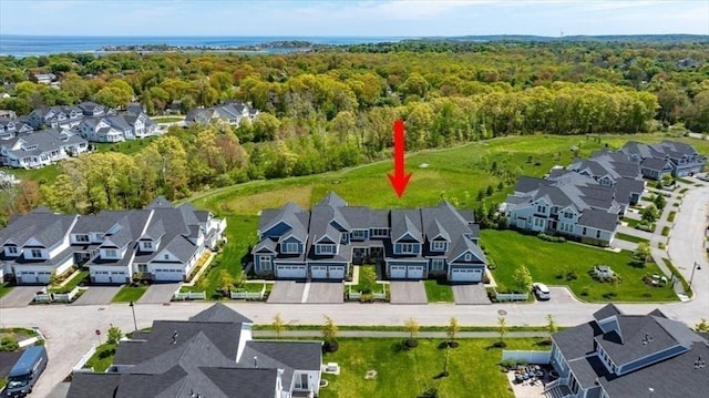 21 Brand Blvd Unit 21, Scituate, MA 02066 - aerial view of residential area with a forest