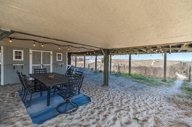 view of patio / terrace featuring outdoor dining space