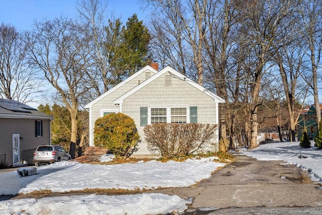 view of front of property