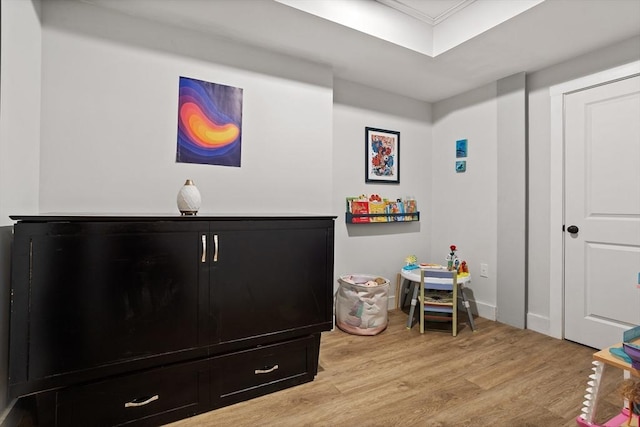 17 Kearney Sq Unit 209, Lowell, MA 01852 - recreation room with light wood-type flooring