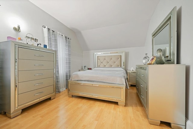 540 Rivet St, New Bedford, MA 02740 - bedroom with light wood-type flooring and lofted ceiling