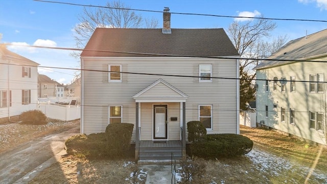 view of front of home