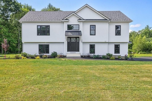 40 Jackson Ln, Barre, MA 01005 - view of front of property with a front yard, roof with shingles, and entry steps