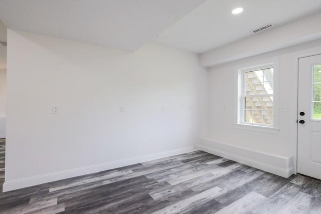 40 Jackson Ln, Barre, MA 01005 - entryway with wood finished floors, baseboards, and recessed lighting
