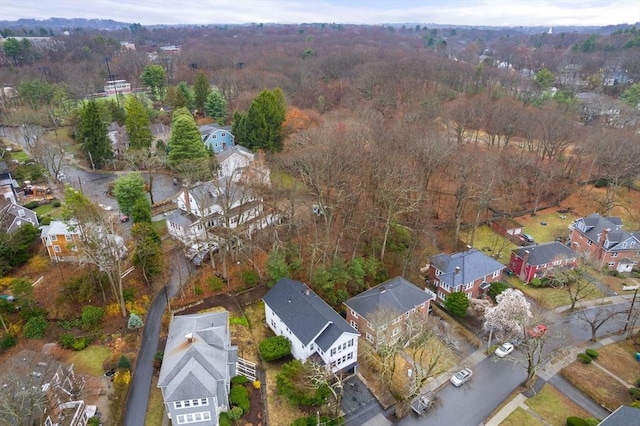 65-67 Westchester Rd, Newton, MA 02458 - aerial view with a residential view and a view of trees