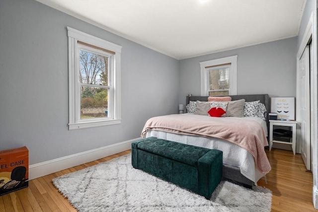 65-67 Westchester Rd, Newton, MA 02458 - bedroom featuring ornamental molding and wood finished floors