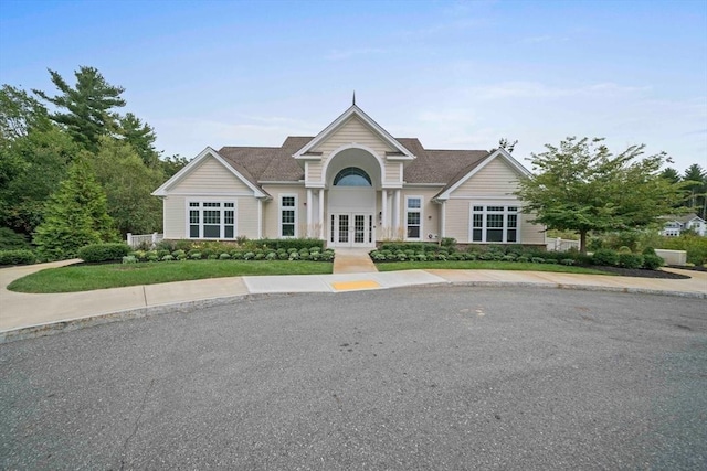 view of front of home featuring french doors