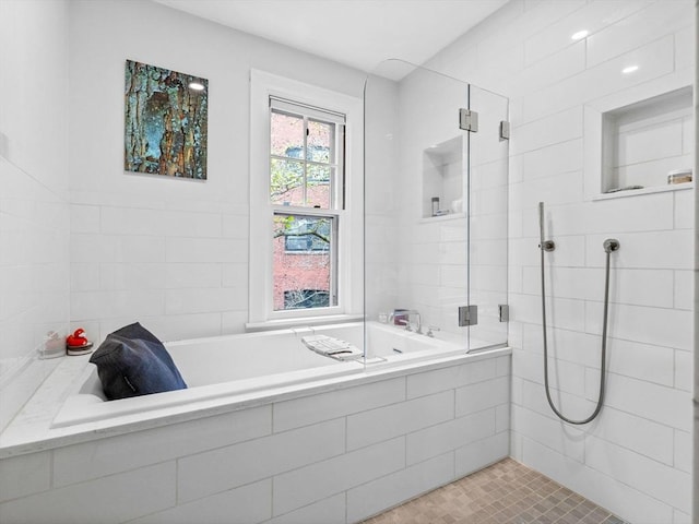4 Greenough Ave, Boston, MA 02130 - full bath featuring tiled shower and tiled tub