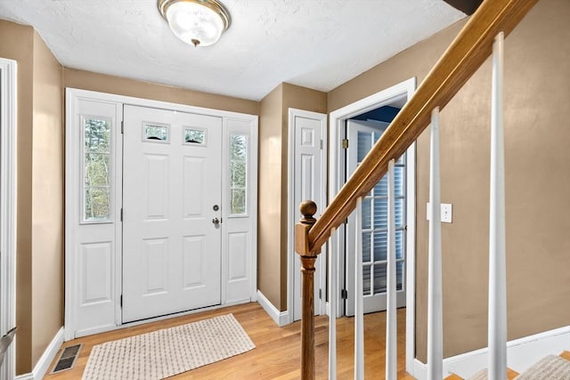 entryway featuring light wood-type flooring