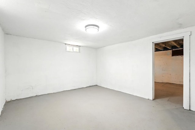 view of basement
