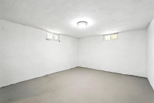 view of basement