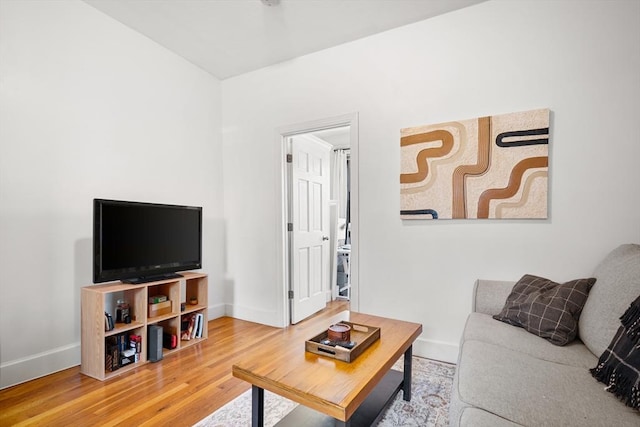 107 Jersey St Unit 16, Boston, MA 02215 - living area featuring baseboards and wood finished floors