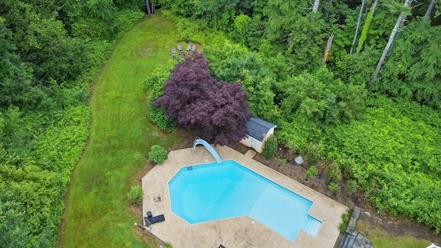 41B Washington St, Boxford, MA 01921 - swimming pool featuring a water slide