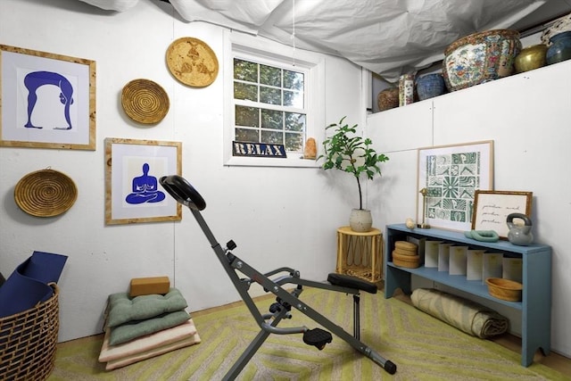 view of exercise room