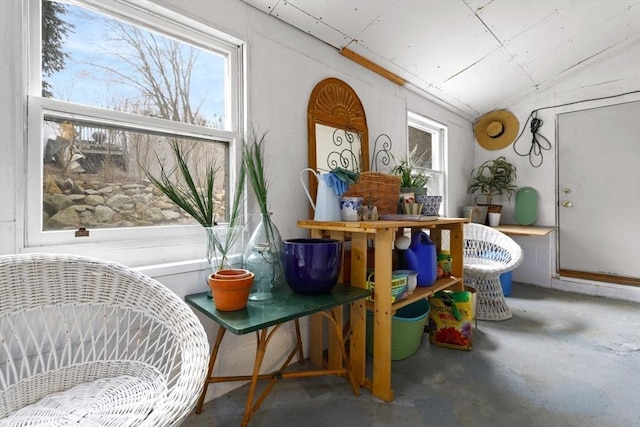 sunroom featuring healthy amount of natural light
