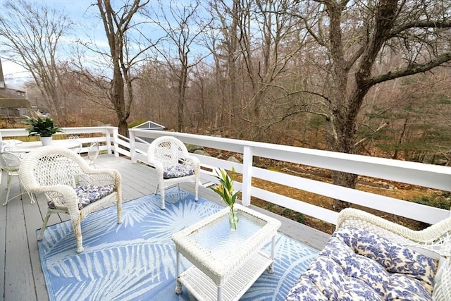 view of deck
