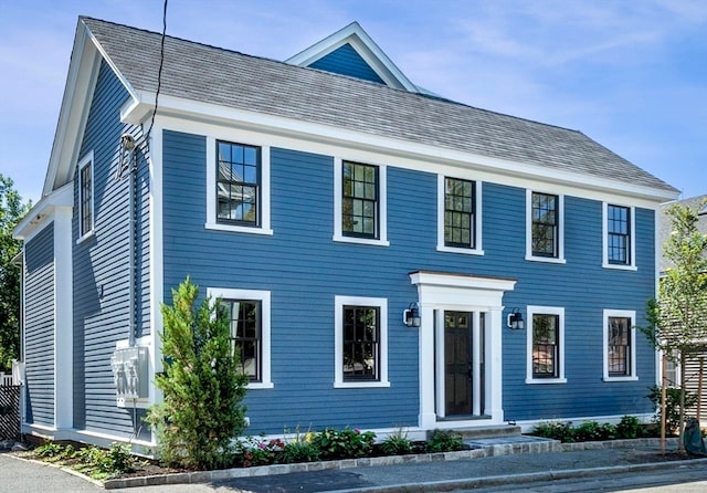 view of colonial home