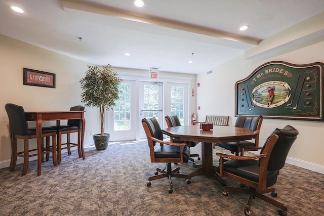 116 Spring Mdw Unit 116, Hanover, MA 02339 - carpeted dining area featuring recessed lighting and baseboards