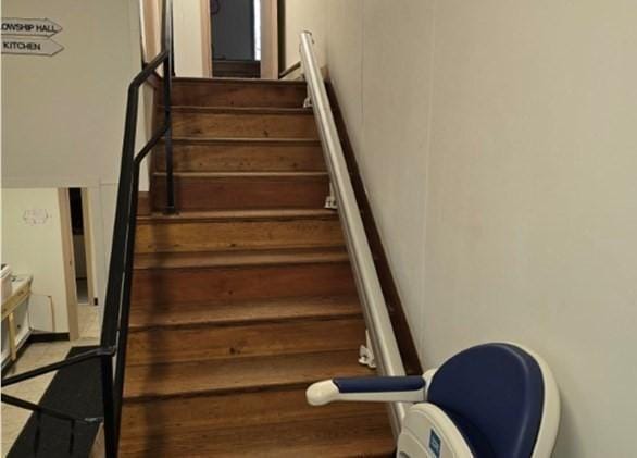 view of stairs