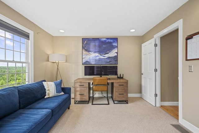 5 John Matthew Rd, Hopkinton, MA 01748 - home office with light carpet and recessed lighting