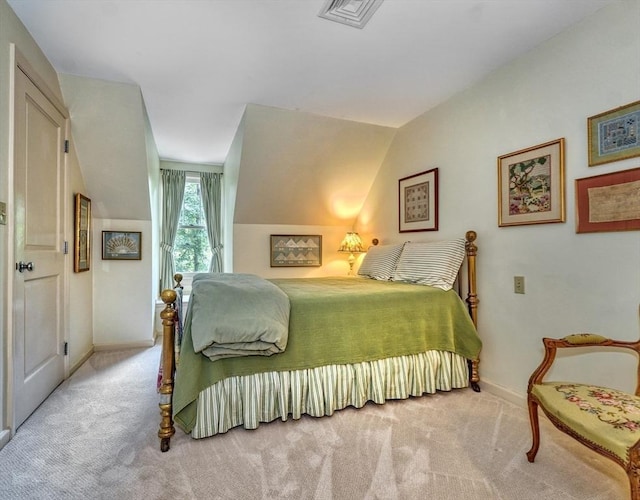 15 Blackburnian Rd, Lincoln, MA 01773 - bedroom featuring carpet floors, baseboards, and vaulted ceiling