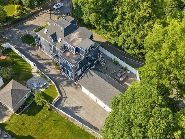 72 Walnut St Unit 1, Arlington, MA 02476 - drone / aerial view
