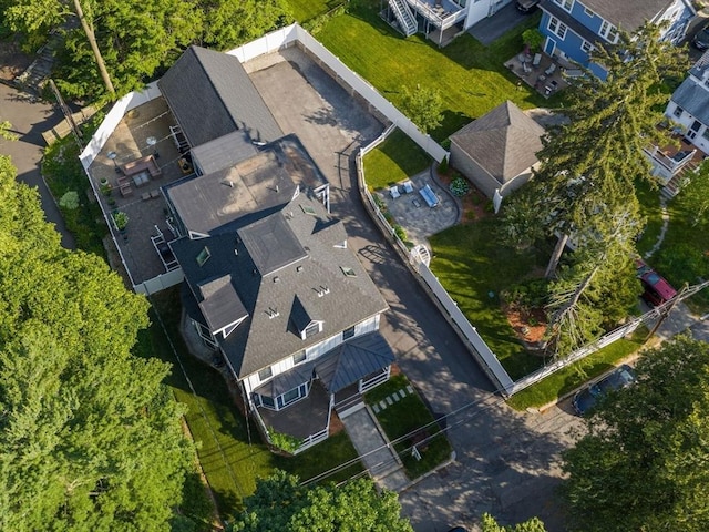 72 Walnut St Unit 1, Arlington, MA 02476 - aerial view of property and surrounding area featuring nearby suburban area