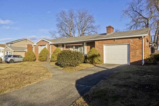 ranch-style house with a garage