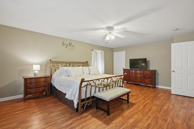 3 Birch Ave, East Longmeadow, MA 01028 - bedroom featuring wood finished floors, baseboards, and a ceiling fan