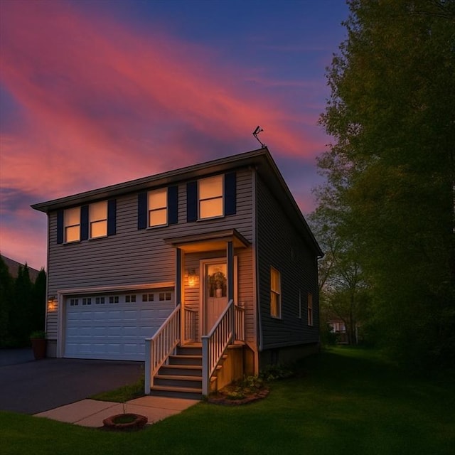 3 Birch Ave, East Longmeadow, MA 01028 - traditional-style house featuring an attached garage, asphalt driveway, and a front yard