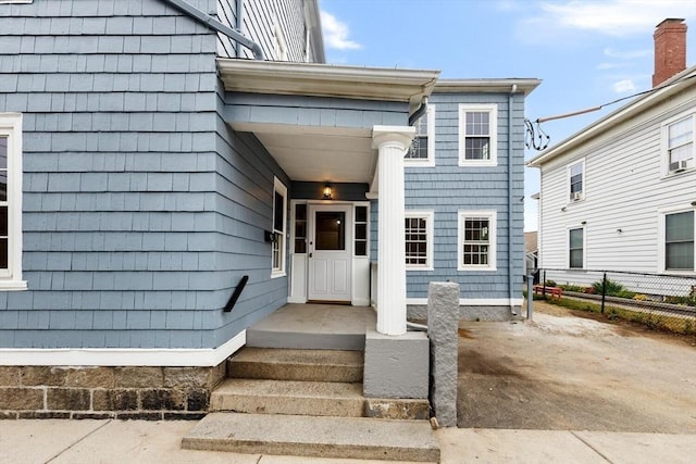 view of entrance to property