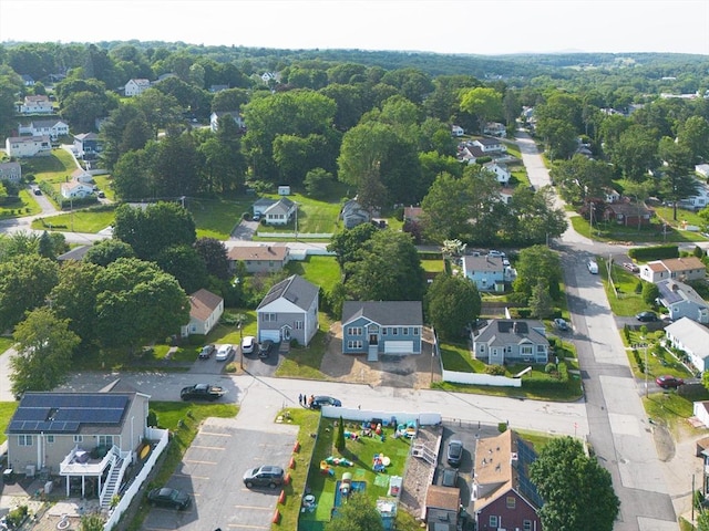 21 Seattle St, Worcester, MA 01604 - aerial view of property's location with nearby suburban area