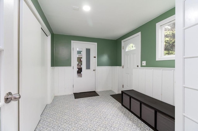 10 Longmeadow Ln, Medway, MA 02053 - mudroom with a wainscoted wall