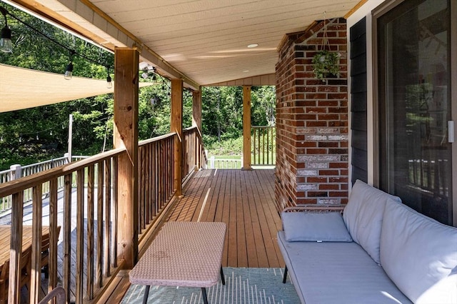10 Longmeadow Ln, Medway, MA 02053 - view of wooden deck