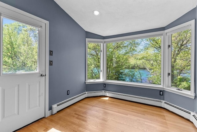 35 Crest Rd, Framingham, MA 01702 - entryway with vaulted ceiling, light wood-style floors, and recessed lighting
