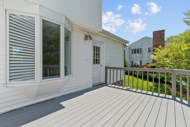 35 Crest Rd, Framingham, MA 01702 - view of deck