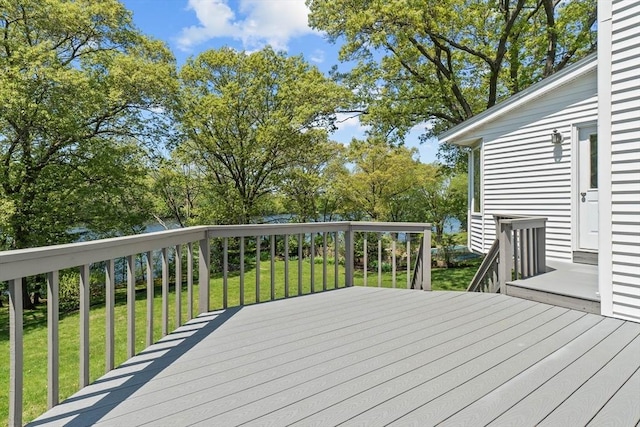 35 Crest Rd, Framingham, MA 01702 - wooden deck with a lawn