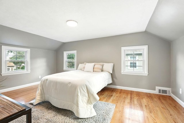 132 Nelson St, West Springfield, MA 01089 - bedroom featuring lofted ceiling and light wood-type flooring